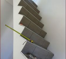 On attaque l'escalier