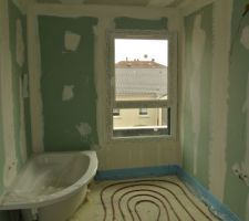La salle de bain...