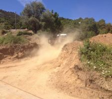 Et beaucoup de poussi&egrave;res ... et ca patine...