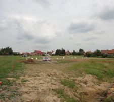 Terrain vue de la dernière borne