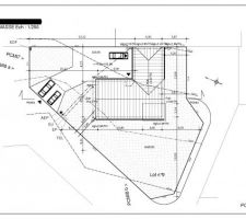 Plan de masse de la maison