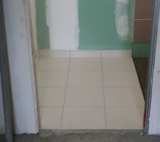 Sol de la de salle d'eau