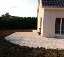 Terrassement final (terrasse, chemin d'accès, ...)