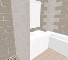 Simulation faïence SDB