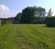 Le terrain, sous le soleil de Normandie !