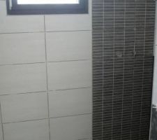 Douche modèle "mosaïco black"