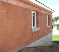 Vue de derrière : chambres