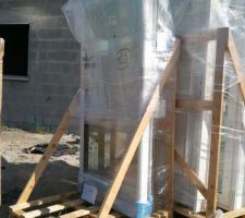 Vantaux de la baie vitr&eacute;e