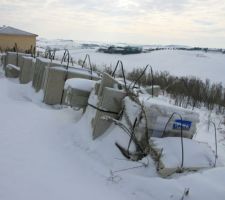 La maison en kit est livr&eacute;e