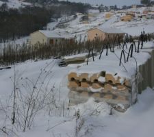 La maison en kit est livr&eacute;e