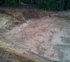 Implantation de la maison par un géomètre (abris)