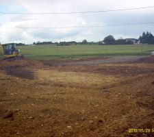 Chemin d'acces et fondations