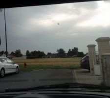 1&egrave;re visite du terrain