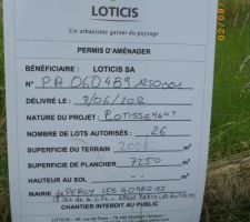 Nouvelle visite du lotissement