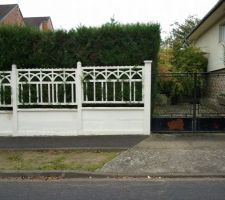 Devanture terrain avant travaux