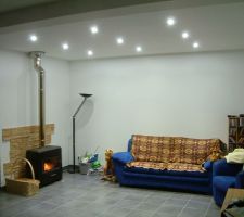 9 spots 60 leds 3w blanc day-light