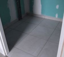 Pose de la fa&iuml;ence