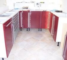 Cuisine en cours de montage