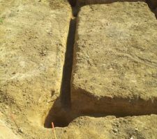 Réalisation des 24 pieux de 60cm de diamètre allant de 1,20 à 3m de profondeur