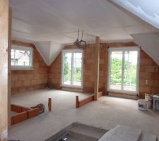 Plafonds finis à l'étage !