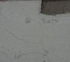 Encore une autre photo des fissures