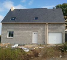 La maison est maintenant hors d'eau et hors d'air