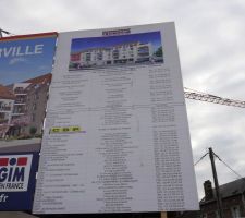 Entreprises en charge du chantier