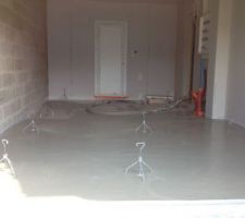 GARAGE - coulage chape définitive