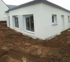 Fin du terrassement