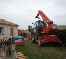 Un petit engin dans le jardin !