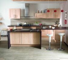Voici la photo de la cuisine valencia. La couleur rend mieux que sur nos plans