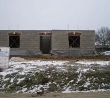 Arrét de chantier le 17/12/09 pour cause d'intempéries