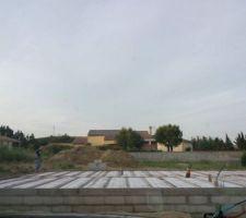 Pr&ecirc;t &agrave; recevoir la dalle