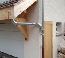 D&eacute;tail zinguerie garage.