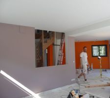 Mur du salon.