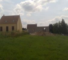 Vu de la maison en limite de propri&eacute;t&eacute;