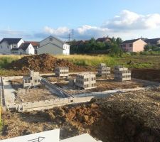 Montage du vide sanitaire.