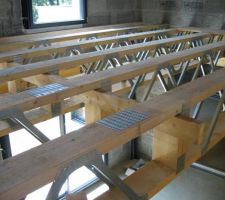 Vue du dessus poutre easy joist