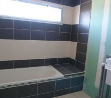 Calepinage salle de bain - baignoire