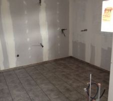 Carrelage dans la cuisin