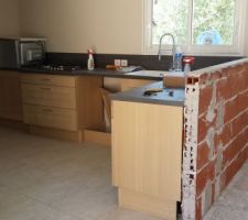 Conception d'un bar pour la cuisine