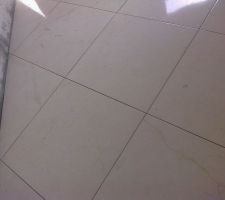 Carrelage salon en cours