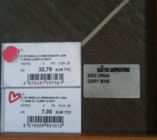 S&eacute;lection carrelage : Carrelage gr&egrave;s c&eacute;rame &eacute;maill&eacute; de marque SAIME, s&eacute;rie urban, coloris curry, en 30x60 cm (existe en diff&eacute;rente tailles).