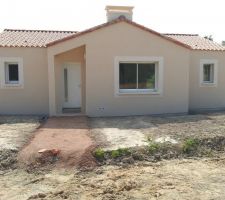 Voici la nouvelle chemin&eacute;e install&eacute;e - c'est tout de m&ecirc;me mieux qu'avant !!