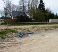 Vue terrain avant terrassement (Sud-Est)