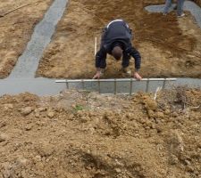 Photo de la réalisation des semelles filantes n°4