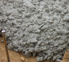 Vue de détail du béton fibré n°1