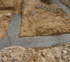 Photo de la réalisation des semelles filantes n°8