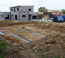 Photo de la réalisation des semelles filantes n°11