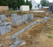 Photo de l'&eacute;l&eacute;vation du vide sanitaire n&deg;3